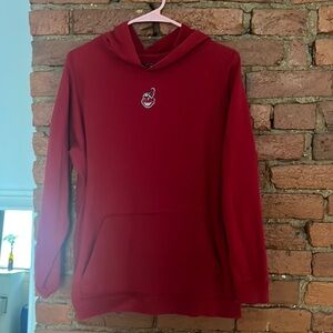 Red vintage Cleveland Indians Guardians Hoodie